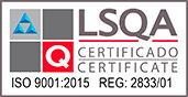LSQA Certificado ISO 9001:2015 REG 2833/01